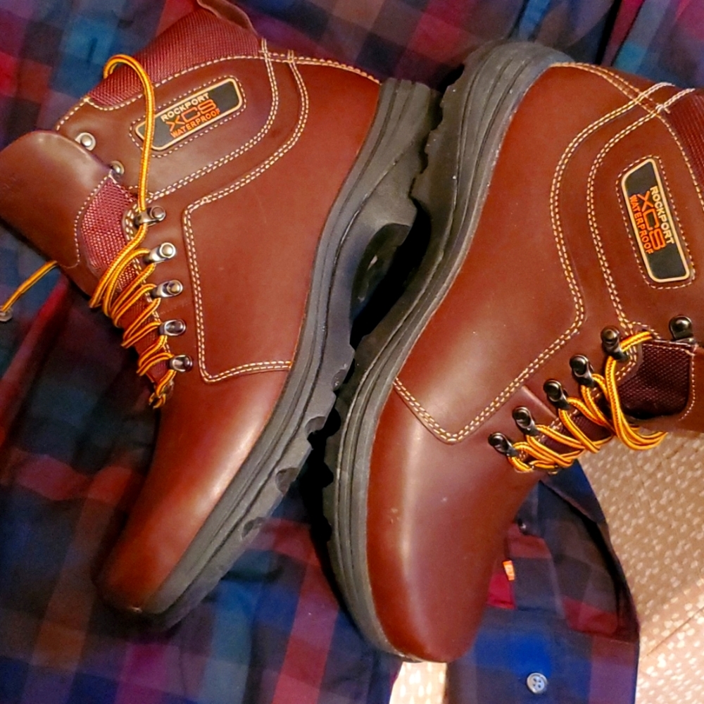 Rockport XCS Waterproof Boots Brown Size 12